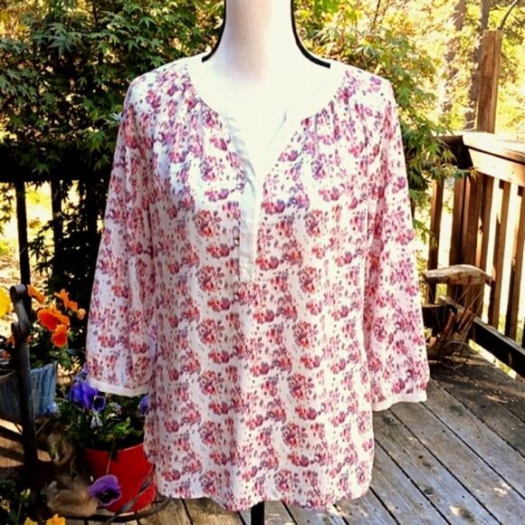 Violet & Claire Tops - Violet & Claire Semi-Sheer Top